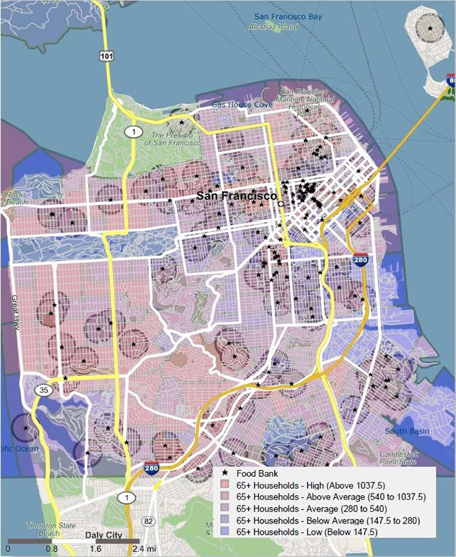Map of San Francisco, Precision Analytics Group use cases